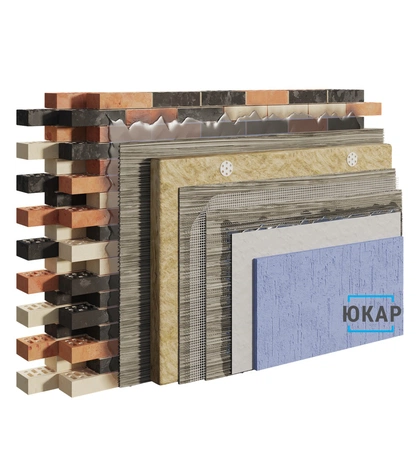 Система штукатурного фасада на минеральной вате ЭКОВЕР