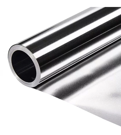 Фольга алюминиевая гладкая 80 мкм для бани и сауны