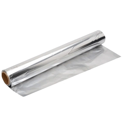 Фольга алюминиевая гладкая 80 мкм для бани и сауны