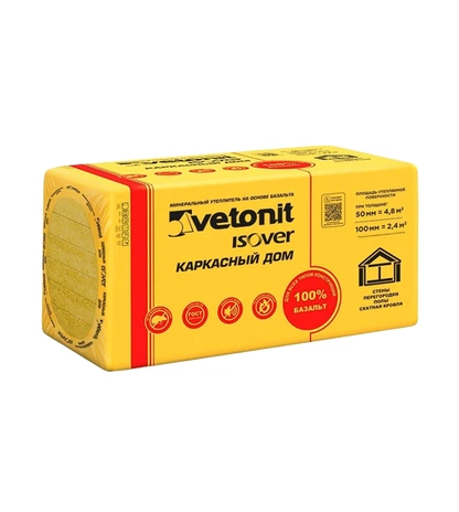 Базальтовая плита ISOVER Каркасный Дом (Ветонит Каркасный Дом)