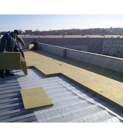 Гидрофобизированная базальтовая плита ЭКОВЕР КРОВЛЯ НИЗ