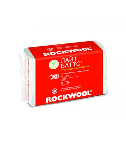 Базальтовая мягкая плита ROCKWOOL ЛАЙТ БАТТС