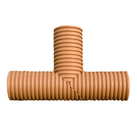 Тройник гофрированный для канализационной трубы ИКАПЛАСТ