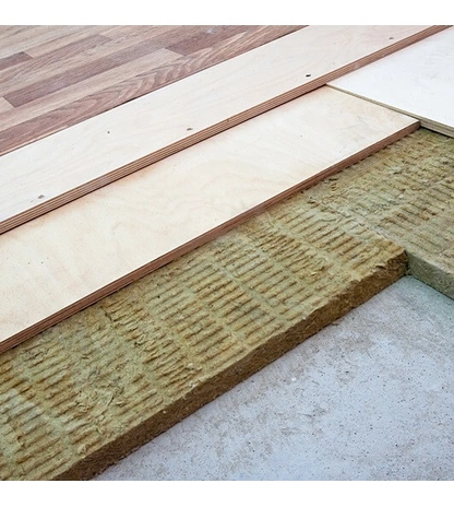 Шумопоглощающая базальтовая плита для пола ROCKWOOL ФЛОР БАТТС