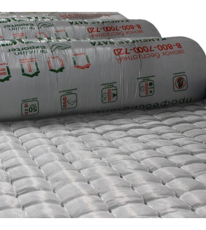 Минераловатный прошивной мат в обкладке стеклотканью BASWOOL МП(СТ)-60