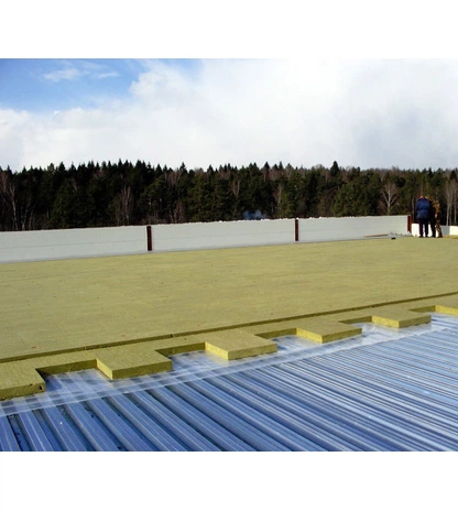 Гидрофобизированная базальтовая плита ТИЗОЛ EURO-РУФ В