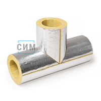 Негорючие фольгированные минераловатные тройники ЭКОРОЛЛ КВ-80 Ф