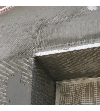 Профиль капельник ПВХ с армирующей сеткой