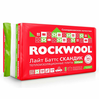 Базальтовая мягкая плита ROCKWOOL ЛАЙТ БАТТС СКАНДИК