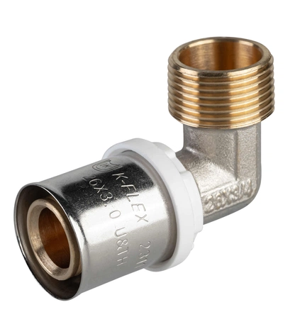 Пресс-фитинг угол с наружной резьбой 90° K-FLEX SOLID