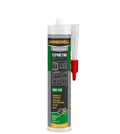 DONEWELL герметик санитарный силиконовый 260 мл