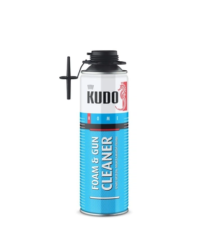 Профессиональный очиститель монтажной пены KUDO FOAM&GUN CLEANER 650 мл