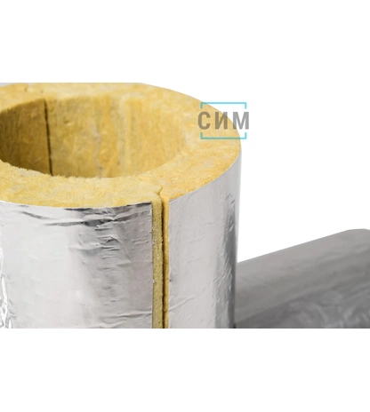 Негорючие фольгированные минераловатные тройники ЭКОРОЛЛ КВ-80 Ф