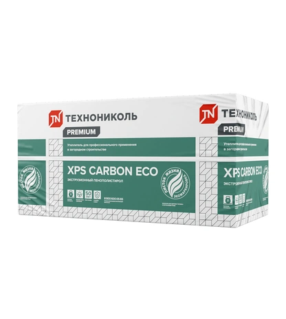 Плита из экструдированного пенополистирола ТЕХНОНИКОЛЬ CARBON ECO