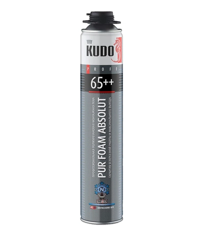 Профессиональная зимняя монтажная пена KUDO PROFF 65++ ARKTIKA 1 л