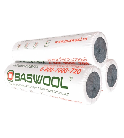 Фольгированный минераловатный прошивной мат BASWOOL МП(Ф)-60