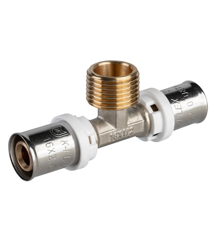 Пресс-фитинг тройник с наружной резьбой K-FLEX SOLID