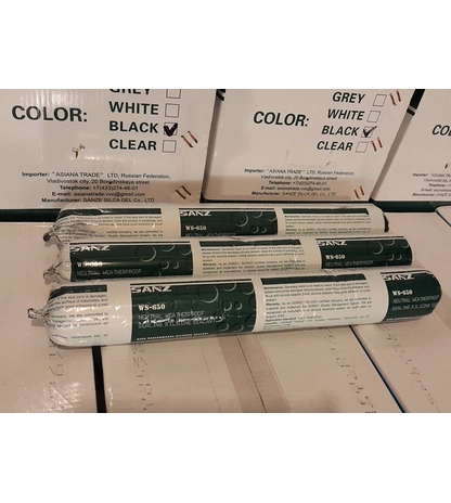 Атмосферостойкий силиконовый герметик для структурного остекления SANZ WS-650 590 мл