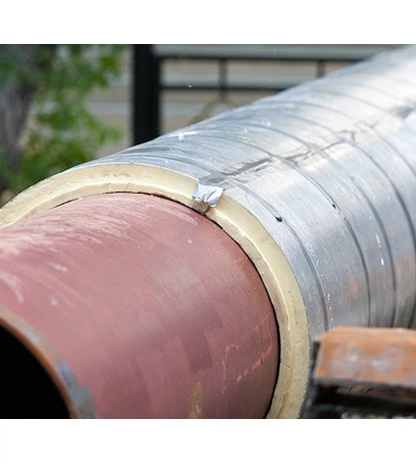 Фольгированные пенополиуретановые скорлупы ППУ Ф