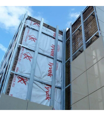 Супердиффузионная алюминизированная мембрана Tyvek Solid Silver
