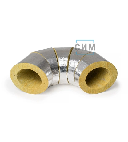 Негорючие фольгированные минераловатные отводы высокой плотности ЭКОРОЛЛ КВ-120 Ф