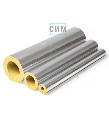 Фольматканевые минераловатные цилиндры ЭКОРОЛЛ КВ-80 ФТ-У для улицы