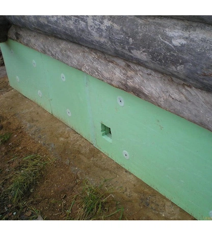 Плита с пазами из экструдированного пенополистирола Экстрол 40