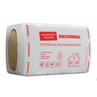 Гидрофобизированная базальтовая плита ROCKWOOL Утеплитель ЭКОНОМ