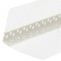 Профиль угловой ПВХ с армирующей сеткой