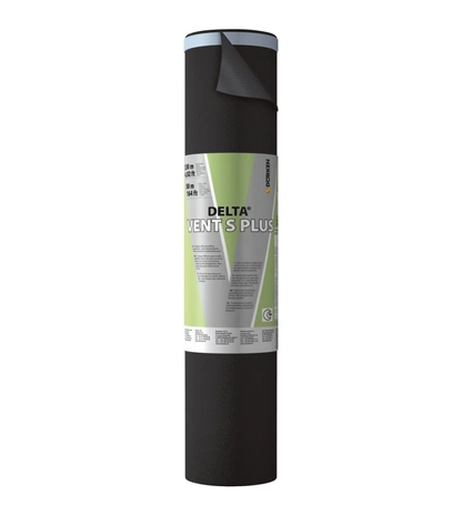 Диффузионная полипропиленовая мембрана повышенной прочности с самоклеящейся лентой DELTA-VENT S PLUS