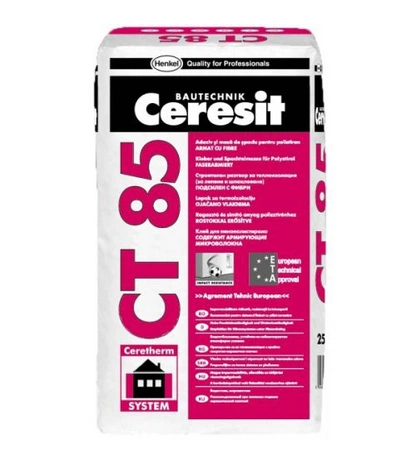 Штукатурно-клеевая смесь для пенополистирола Ceresit CТ 85