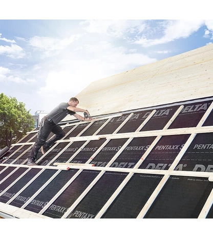 Термически стабильная диффузионная плёнка с самоклеящейся лентой DELTA-PENTAXX PLUS