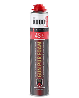 Профессиональная огнестойкая полиуретановая пена KUDO PROFF 45+ FIREPROOF 1 л