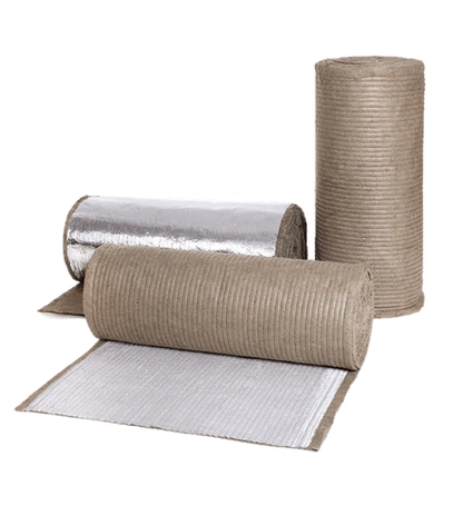 Огнезащитный базальтовый фольгированный рулонный материал МБОР-10Ф