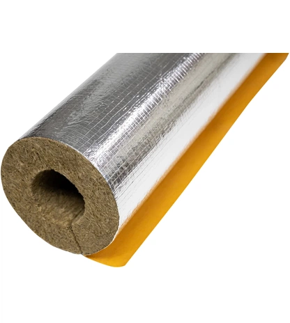 Минераловатные цилиндры кашированные алюминиевой фольгой K-FLEX K-ROCK ALU
