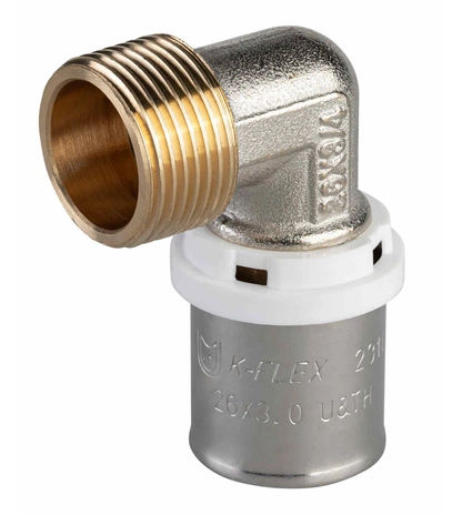 Пресс-фитинг угол с наружной резьбой 90° K-FLEX SOLID