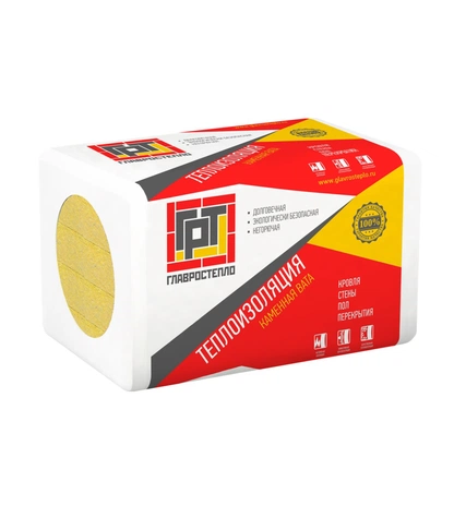 Базальтовая мягкая плита ГЛАВРОСТЕПЛО Лайт 2