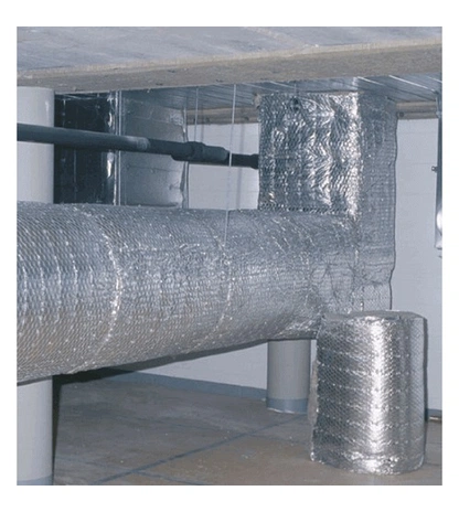 Фольгированный прошивной базальтовый мат ROCKWOOL ALU1 WIRED MAT 80