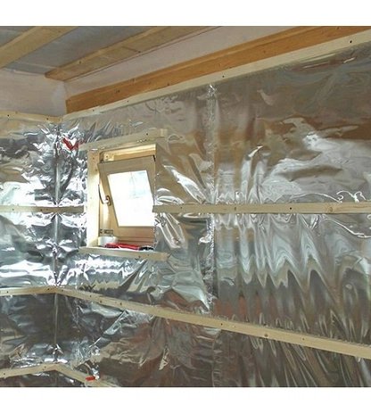 Фольгированный минераловатный мат ISOTEC М-25-AL1