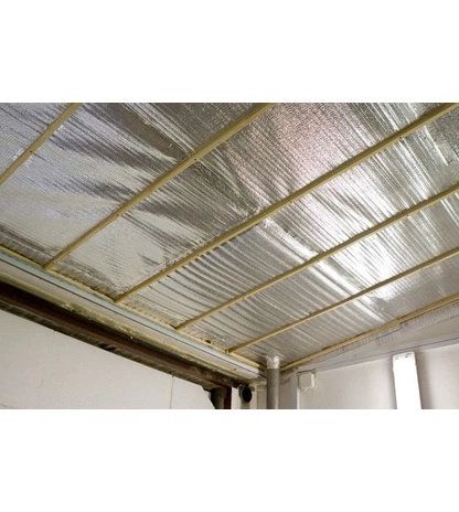 Самоклеящийся фольгированный рулон из вспененного полиэтилена ISODOM ППИ-ПФСК