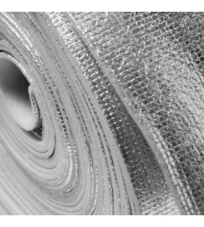 Самоклеящийся фольгированный рулон из вспененного полиэтилена ISODOM ППИ-ПФСК