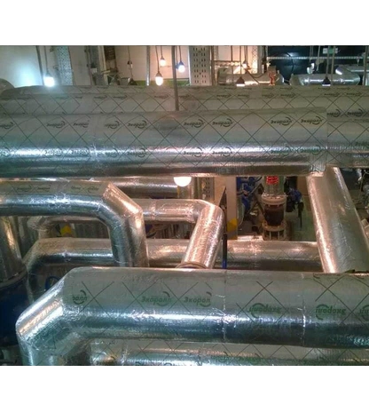 Фольгированные базальтовые цилиндры ЭКОРОЛЛ КВ-100 ФА