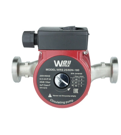 Циркуляционный насос Wellmix WRS 15/60 N (130 мм, корпус нержавеющая сталь)