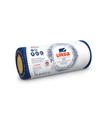 Фольгированный минераловатный мат URSA GEO М-25Ф