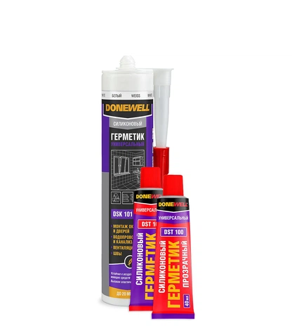Герметик силиконовый универсальный DONEWELL