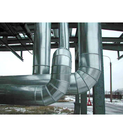 Оцинкованные минераловатные отводы ЭКОРОЛЛ КВ-80 Zn