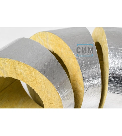 Фольгированные минераловатные отводы высокой плотности ЭКОРОЛЛ КВ-150 ФА