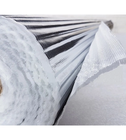 Гофрированная фольга армированная стеклотканью Фольгоизол СРФ