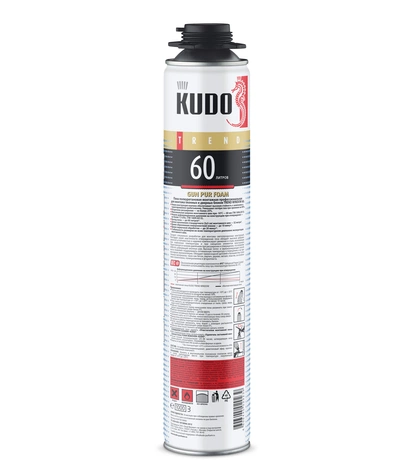 Профессиональная зимняя монтажная пена KUDO WINDOW TREND 60+ WINTER 1 л