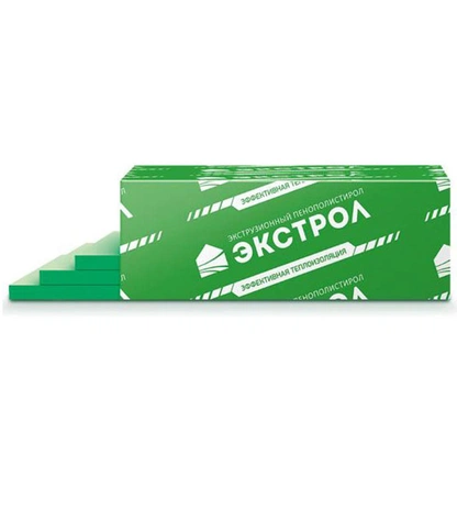 Плита с пазами из экструдированного пенополистирола Экстрол 30